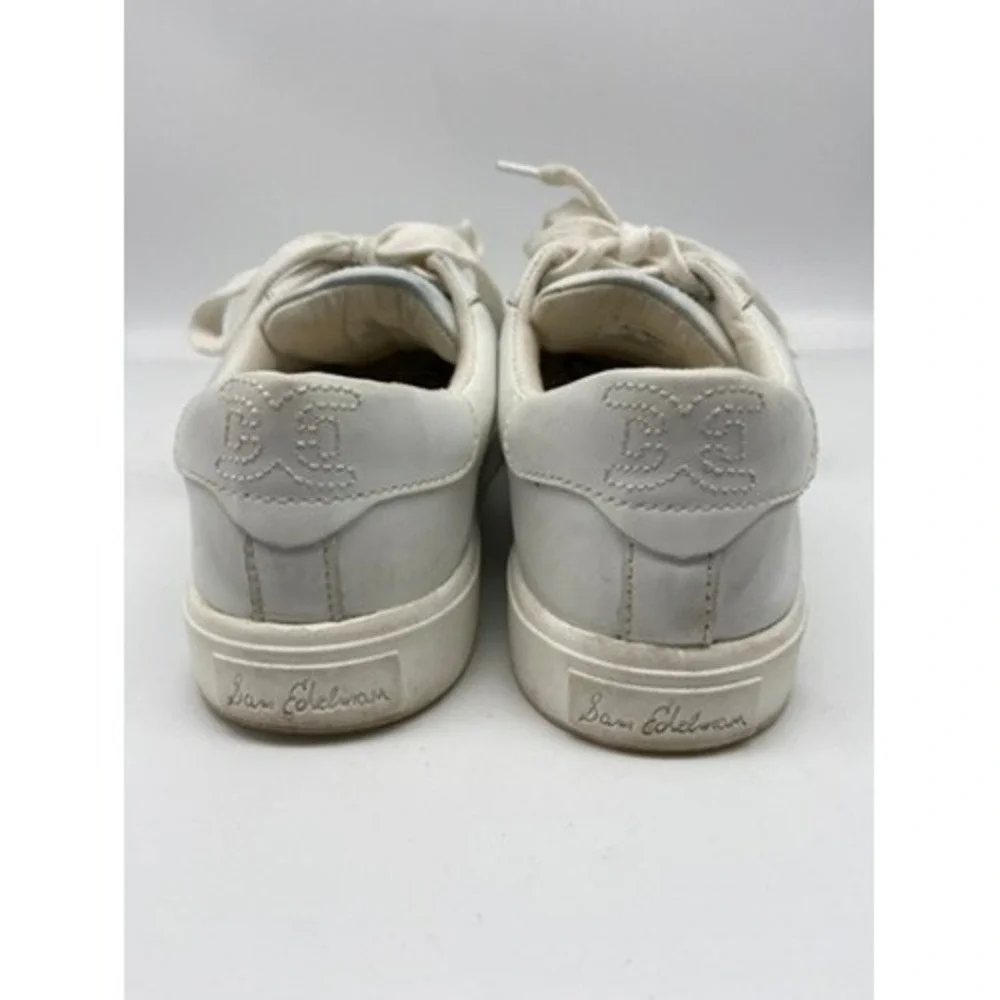 Sam Edelman‎ Ethyl Sneakers Womens 6.5M White Leather Low Top Platform Shoes